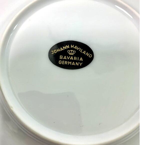 Johann Haviland Vintage China Dessert Plate Sweetheart‎ Rose Bavaria Germany - Picture 3 of 5